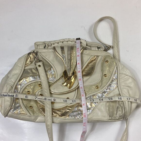 VINTAGE BAGS BY PINKY GENUINE LEATHER MADE IN USA WOMEN BAG - Picture 3 of 16